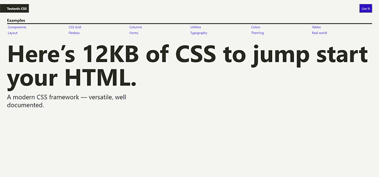 Teutonic CSS