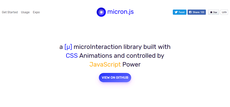 CSS 資源 免費 Micron.js