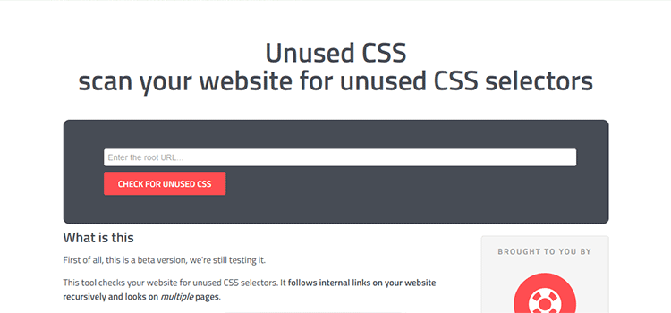 Ressources CSS gratuites CSS inutilisées