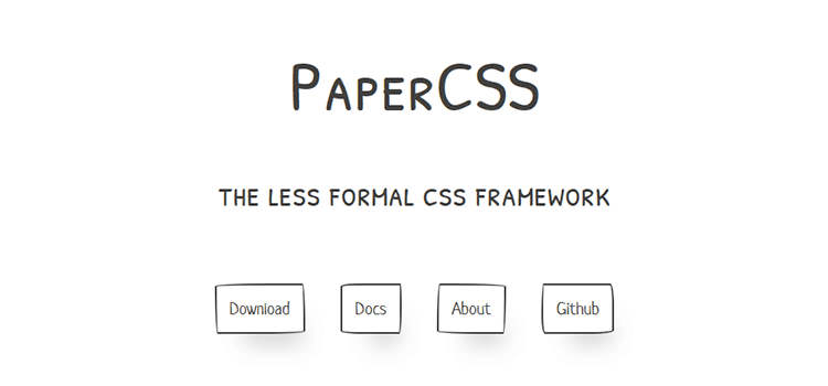 Ресурсы CSS Бесплатные PaperCSS