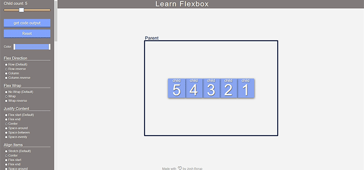 تعلم Flexbox