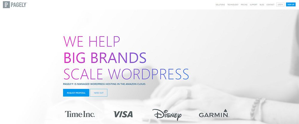 Pagely - โฮสติ้ง WordPress ที่มีการจัดการ