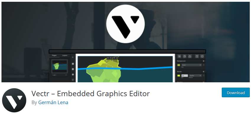 Editor de gráficos integrados Vectr wordpress php