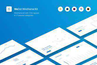 Kit UI Wireframe WeDot