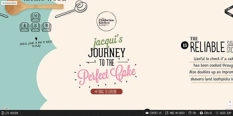 Tren desain web tipografi dapur produksi yang digambar tangan