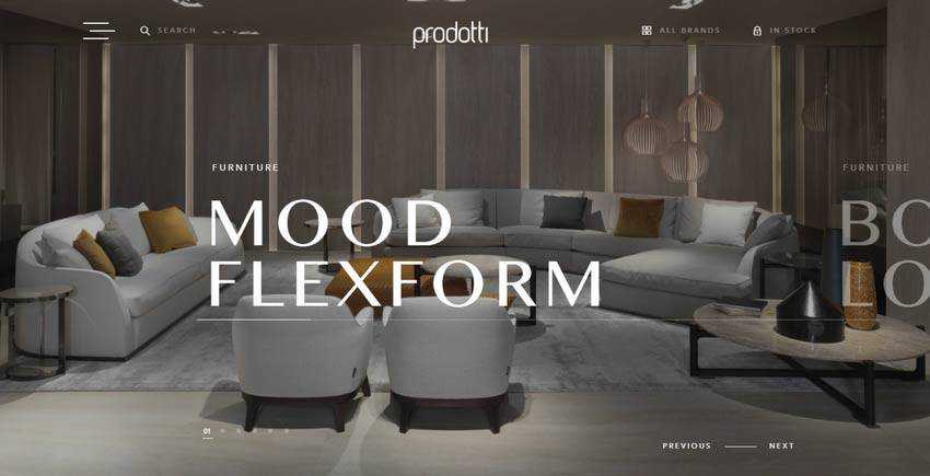 ตัวอย่างของ Prodotti