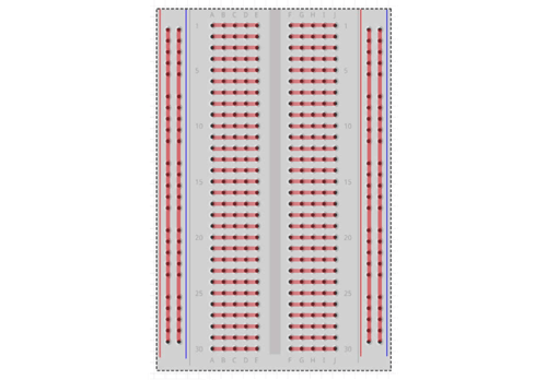 Solderless breadboard