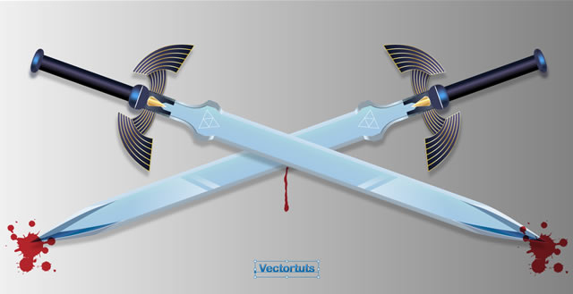 Cómo hacer espadas vectoriales súper afiladas