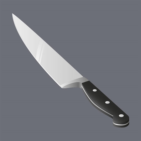 Cómo crear un cuchillo de chef realista