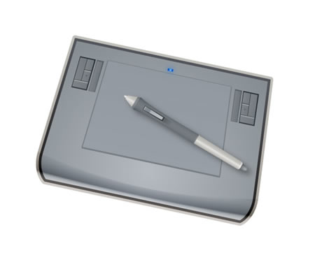 Cara Membuat Tablet Wacom Vektor