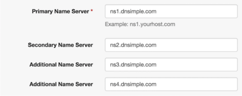 Server dei nomi multipli da un solo provider DNS