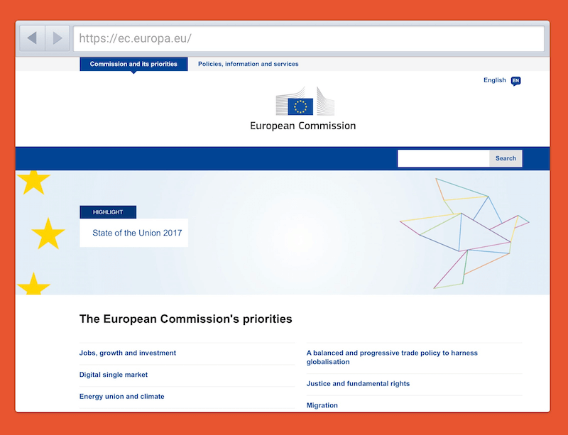 Komisji Europejskiej udało się z powodzeniem zmniejszyć ilość treści, które posiadali w Internecie o 80%.