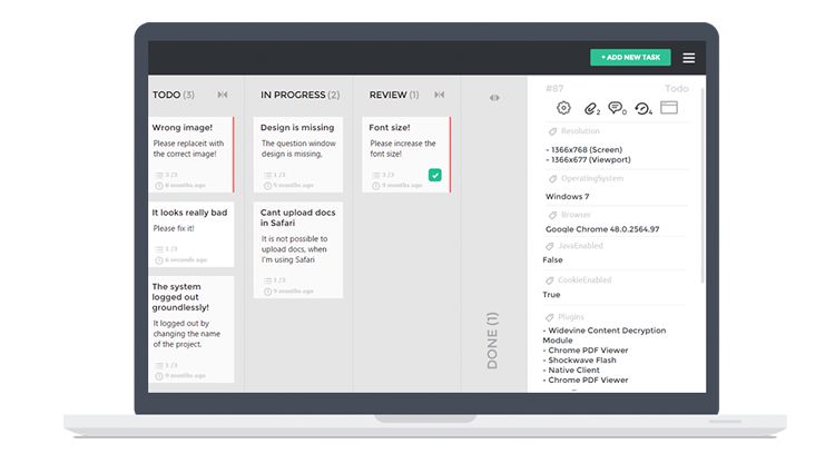 Ferramenta de rastreamento de bugs DebugMe