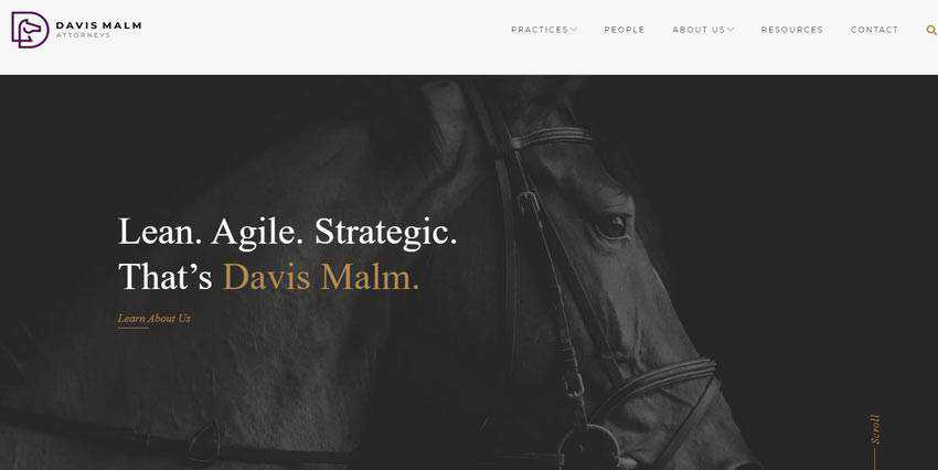 Beispiel von Davis Malm Attorneys