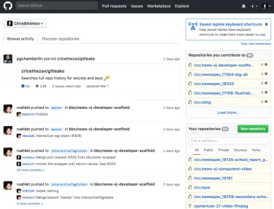 GitHub mit JavaScript