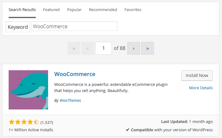 WooCommerce - 설치 및 활성화