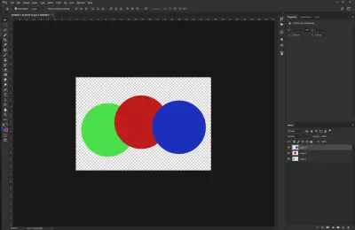 Три круга разного цвета на прозрачном фоне