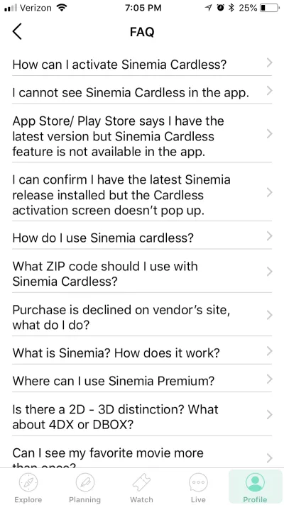 Sinemia FAQ