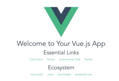 สกรีนช็อตของเว็บไซต์ Vue.js