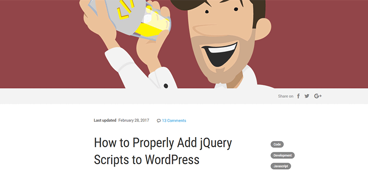 WordPress'e Doğru Şekilde jQuery Komut Dosyaları Nasıl Eklenir?