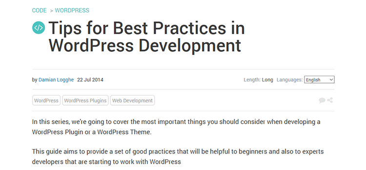 Tipps für Best Practices in der WordPress-Entwicklung