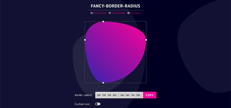 Ausgefallener Randradius-Generator