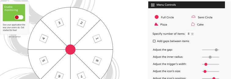 CIRCULUS.SV Générateur de menu circulaire SVG