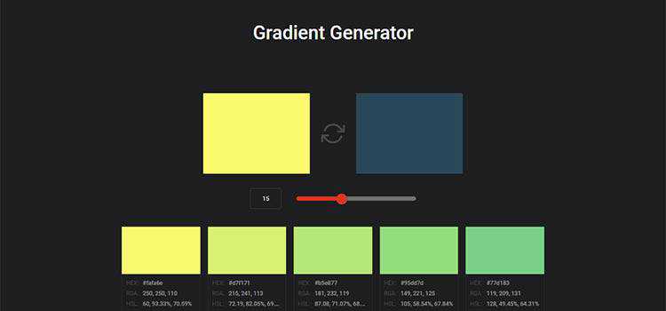 Generator gradientu