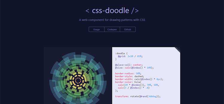 خربش css