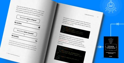 Познакомьтесь с Inclusive Components, нашей новой книгой по созданию доступных инклюзивных интерфейсов. Написана единственным и неповторимым Хейдоном Пикерингом.