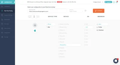 LambdaTest — тестирование в реальном времени