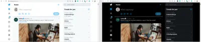 Twitter karanlık ve ışık modu
