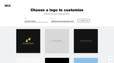 Готовые логотипы Wix Logo Maker