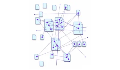 显示语义数据如何跨网页连接的插图