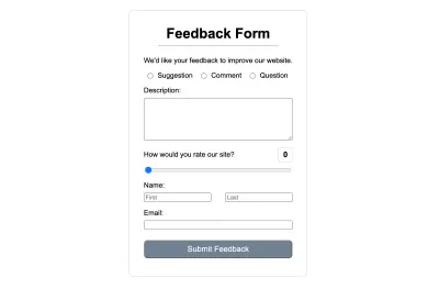 Formular de feedback