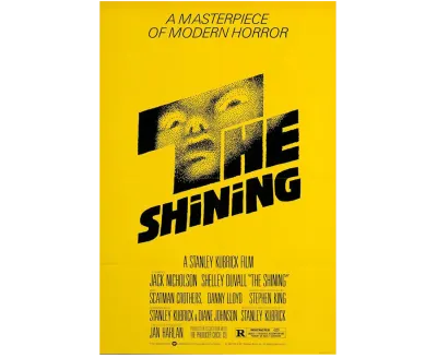 Afiș pentru filmul lui Stanley Kubrick „The Shining”