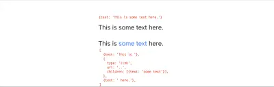 Before and After node structures after a link is inserted