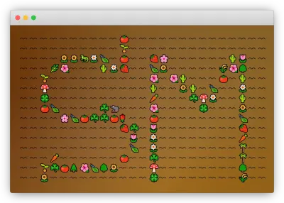 Üzerinde SM harfleri olan çizim.garden sitesinin ekran görüntüsü.