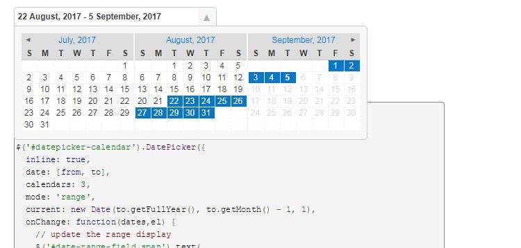 plugin datepicker