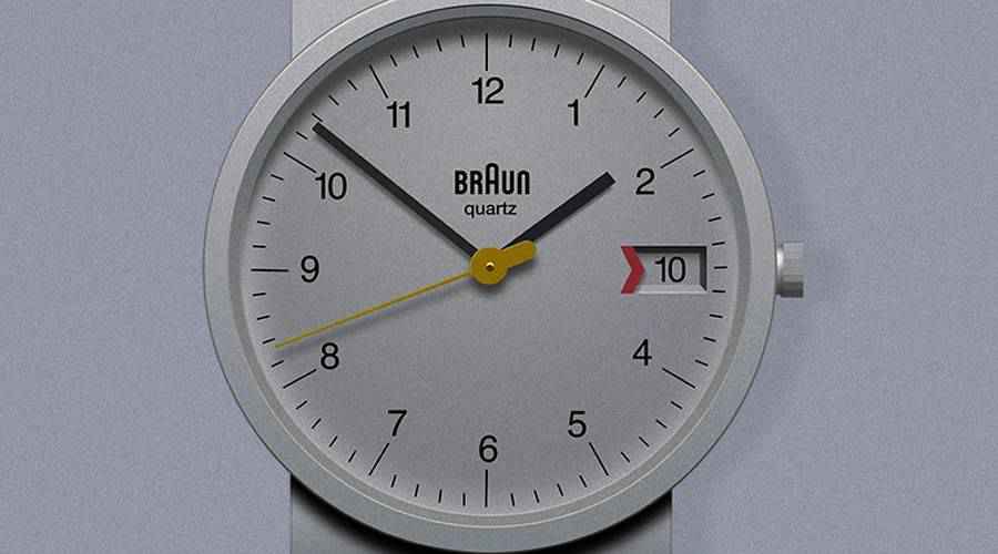 Montre Braun AW20 inspirée illustrée par Barry Lachapelle