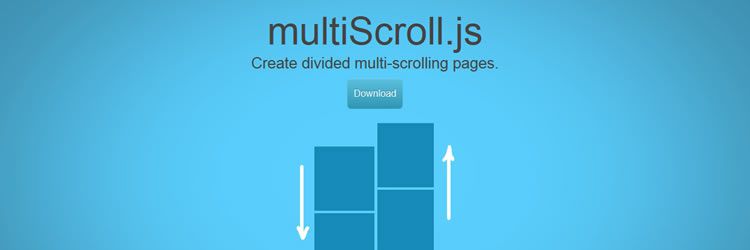 multiscroll.js — это простой плагин jQuery для создания веб-сайтов с мультискроллингом.