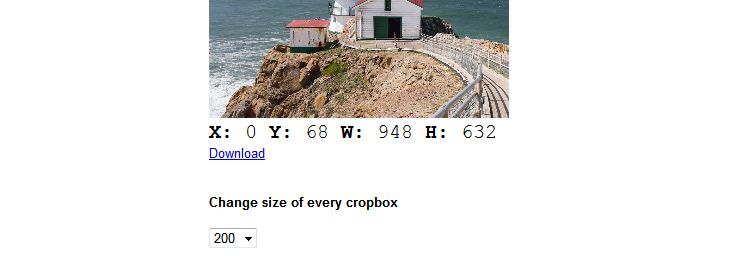 jQuery-Cropbox image recadrage plugins jquery frontal