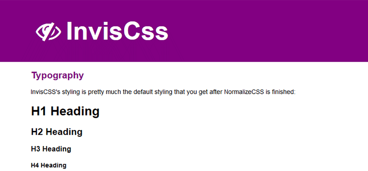 InvisCss