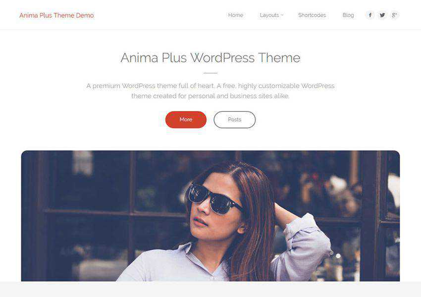 Anima Tema wordpress gratuito altamente personalizable wp responsive business corporate