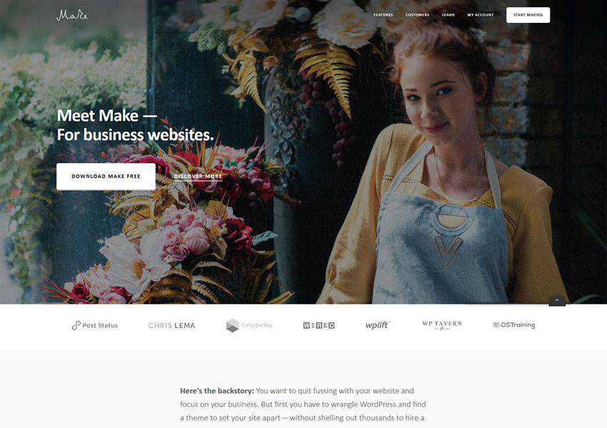 buat tema wordpress gratis wp bisnis responsif perusahaan