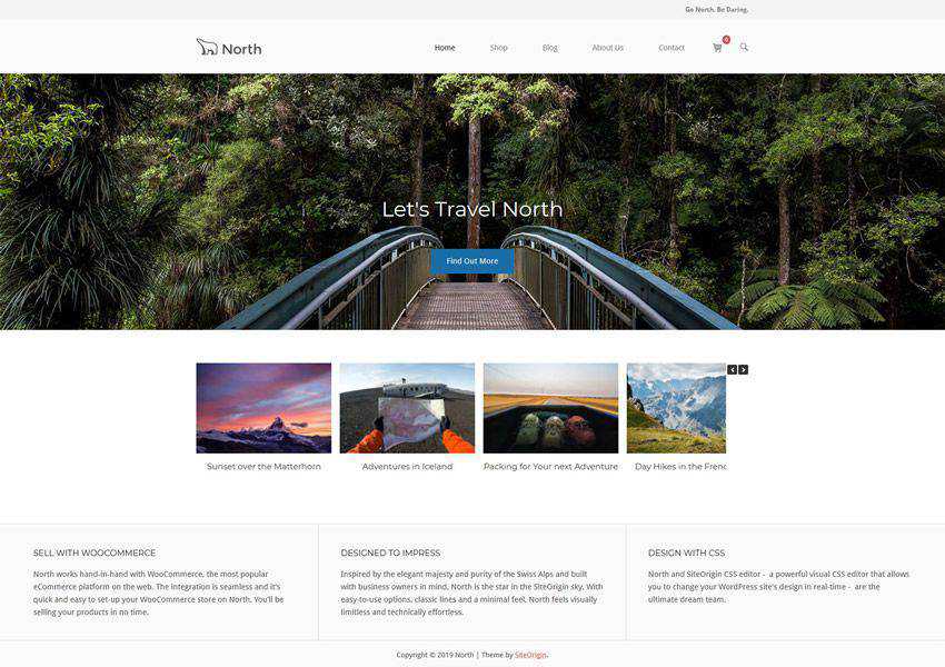 North free wordpress theme wp responsivo business corporate