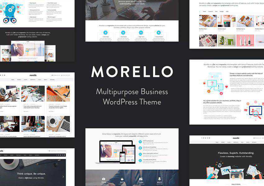 Morello Multipurpose wordpress theme business corporate