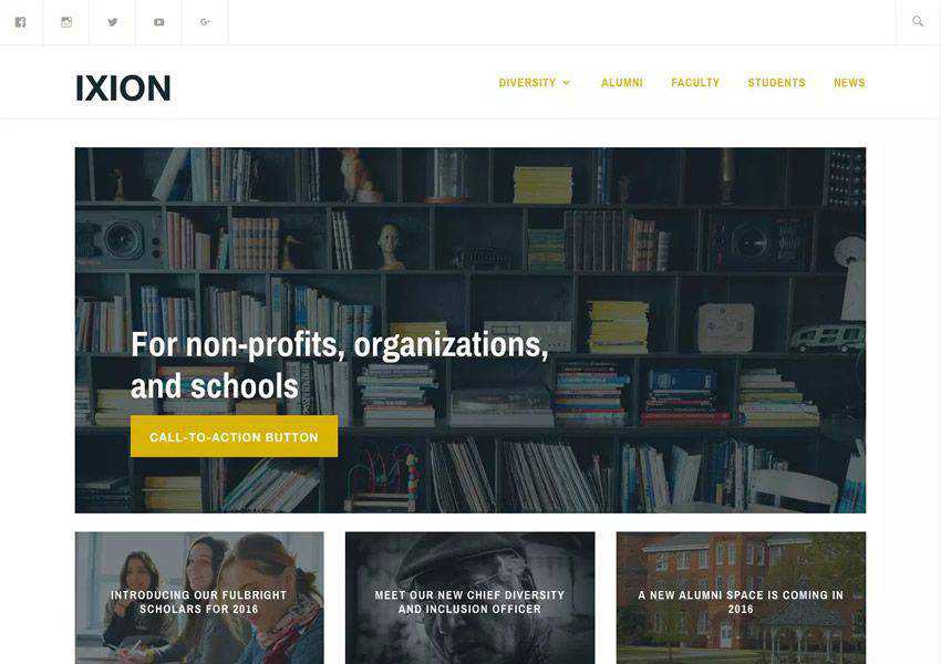 Ixion darmowy motyw wordpress wp responsywny biznes korporacyjny