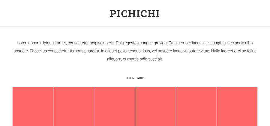 投資組合 Pichichi css 響應式 HTML 模板網頁設計免費