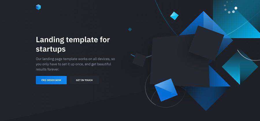 Solid Landing Page Template 免費